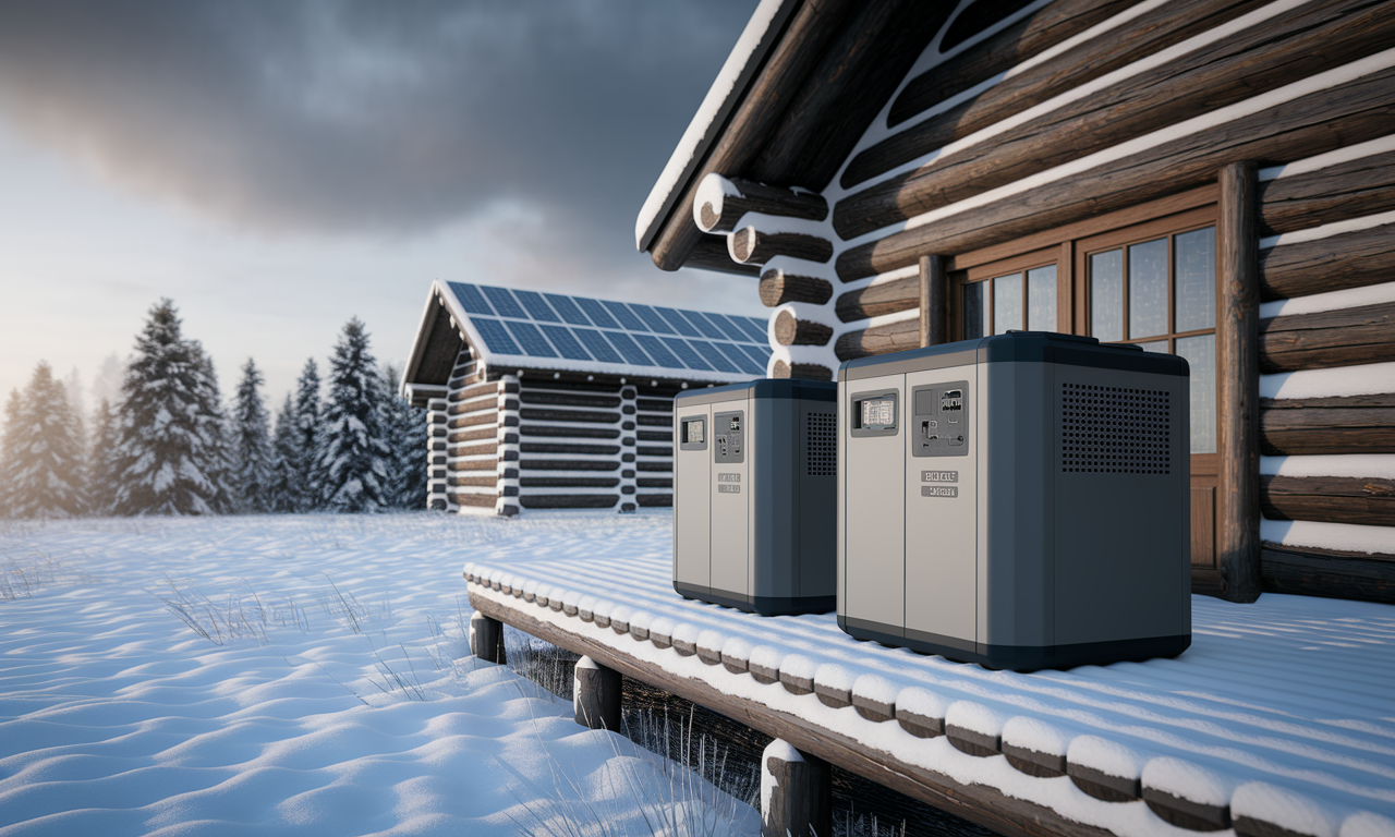 Jackery Explorer 2000 Plus vs EcoFlow Delta Pro winter testing setup